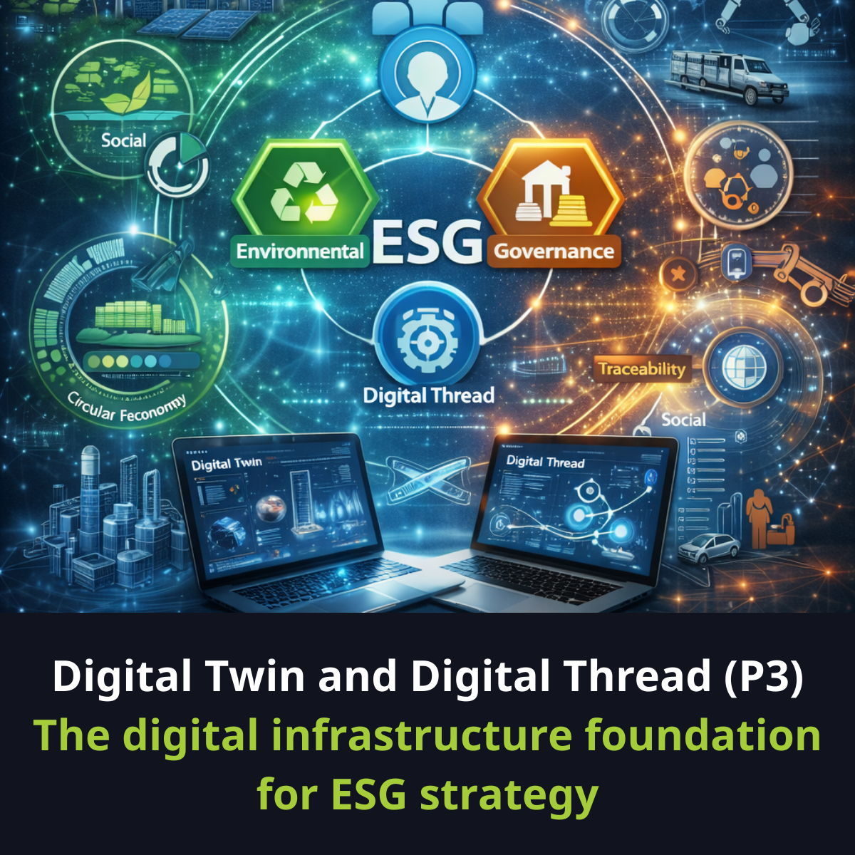 Digital Twin và Digital Thread (P3): Nền tảng hạ tầng số cho chiến lược ESG